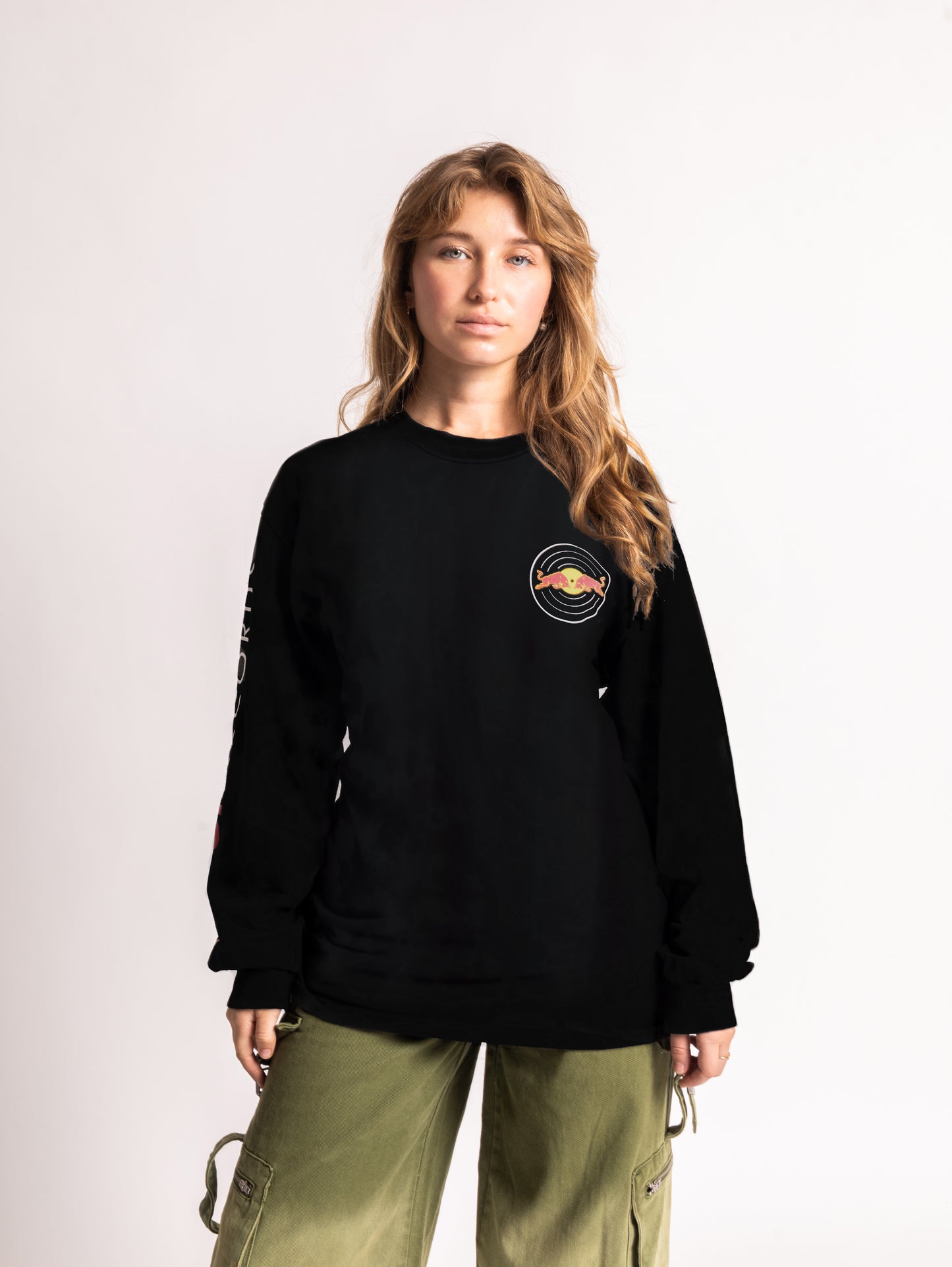 Red Bull Records Black Long Sleeve