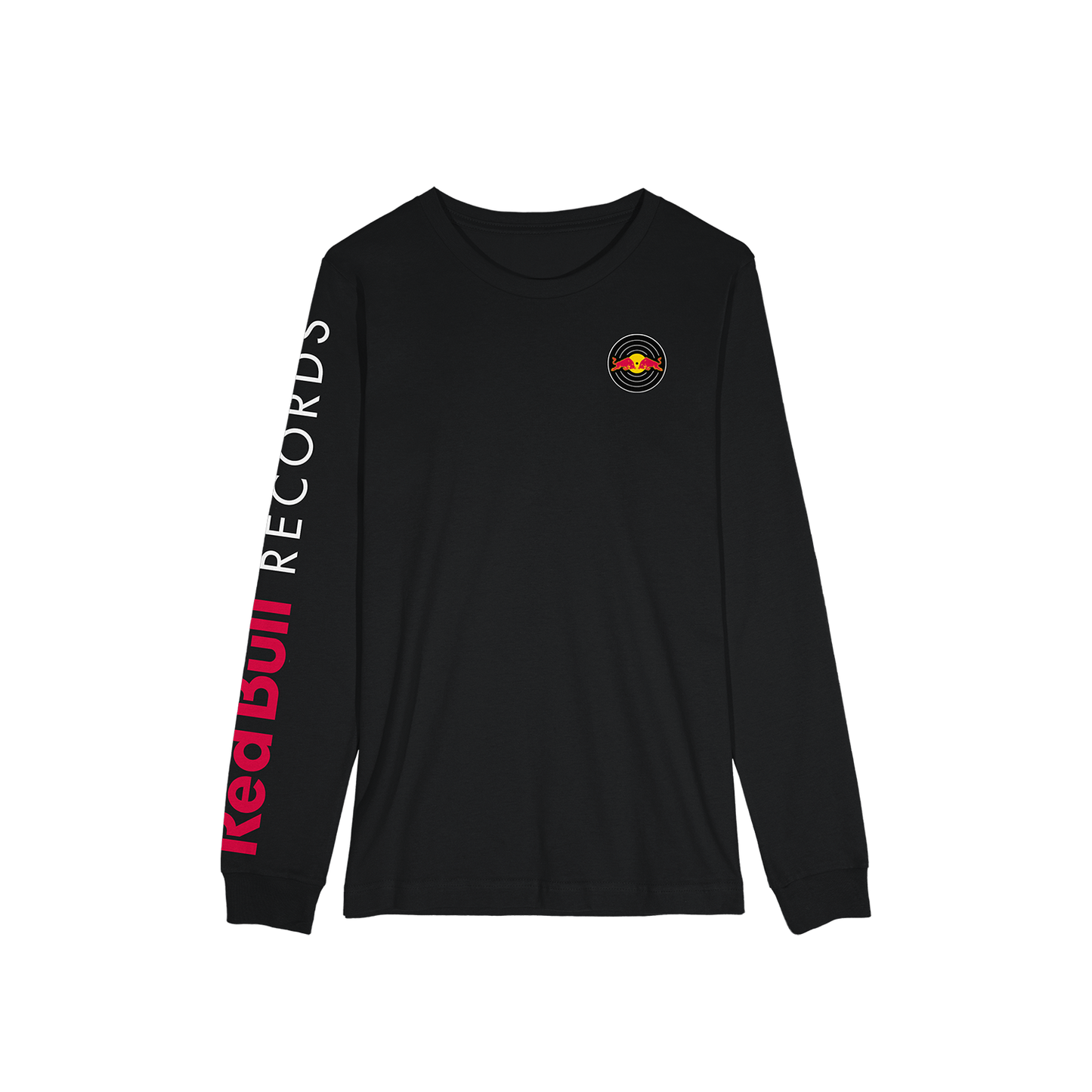 Red Bull Records Black Long Sleeve
