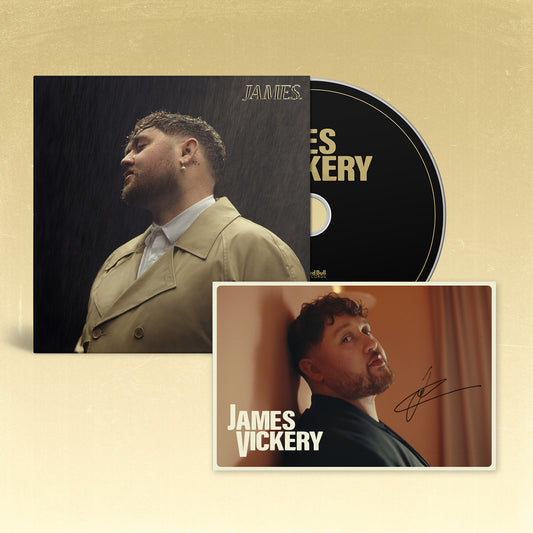 JAMES. CD + SIGNED ARTCARD