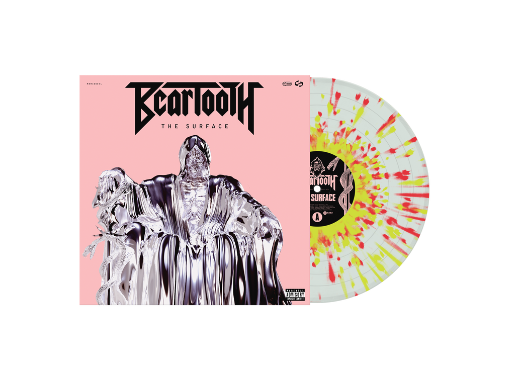 The Surface - Clear w/Yellow/Pink Neon Splatter Vinyl